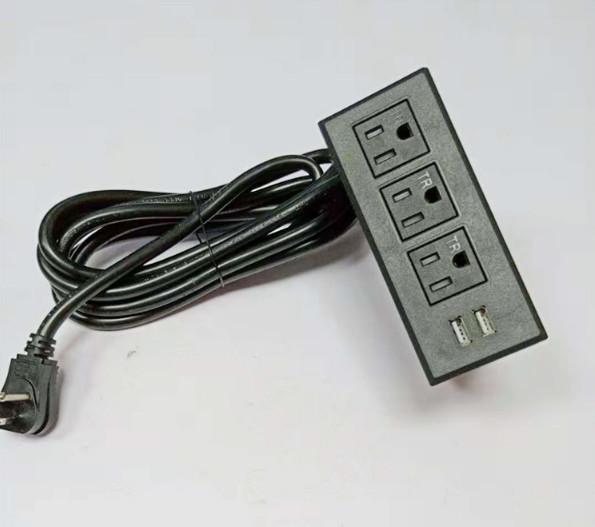 Cheap Multimedia Conference Table Socket Pop - Up Multi - Function Cable Box for sale