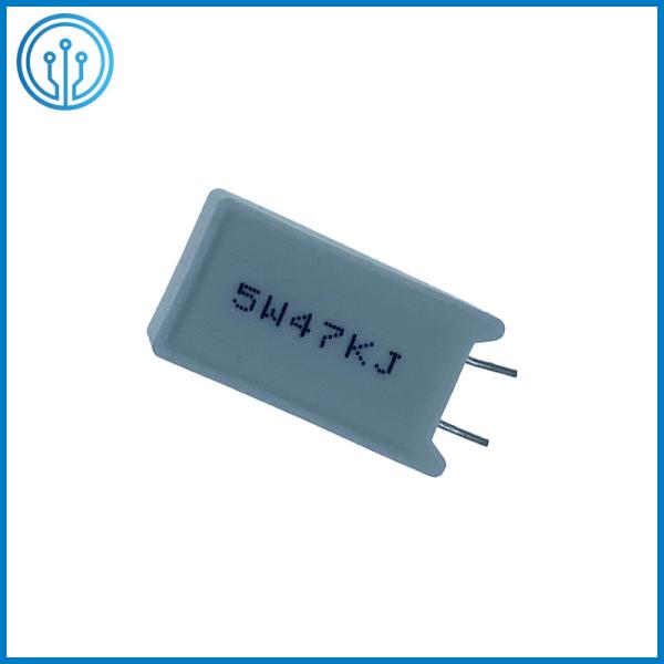 Cheap SQM Through Hole Ceramic Cased Cement Fixed Wirewound Power Resistor 5W 47K 5% for sale