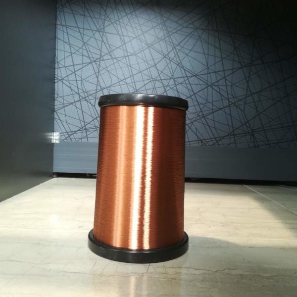Cheap 40awg 155 / 180 0.08mm Soldering Enameled Wire Polyurethane Insulation Material for sale
