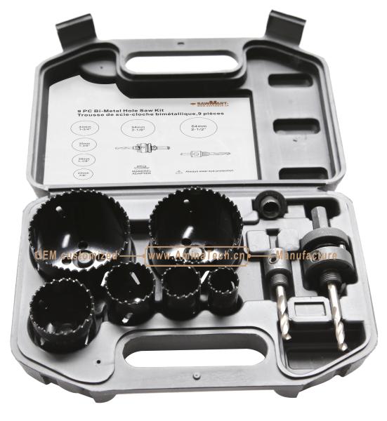 Cheap 9PC Bi-Metal Hole Saw Kit,Power Tools,Drill Bits for sale