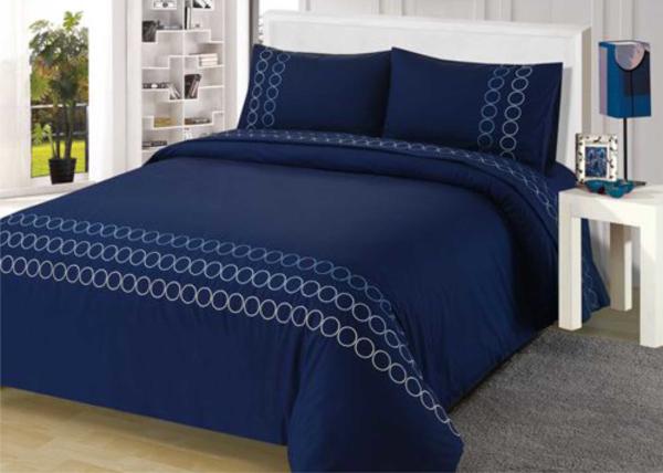 Cheap 100% Cotton Embroidered Modern Bedding Sets 4Pcs Double Size Bedding Sets for sale
