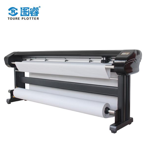 Cheap Textile / Fabric Digital Plotter Printer With Double HP45 Ink Cartridges for sale