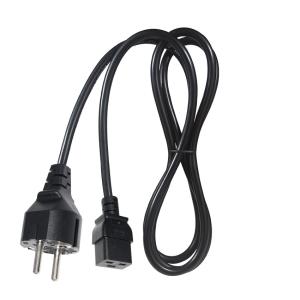 China EU Power Cord C19 PDU IEC Socket Strip with Stripped Wires and 240V 30A CEE Standard Plug on sale