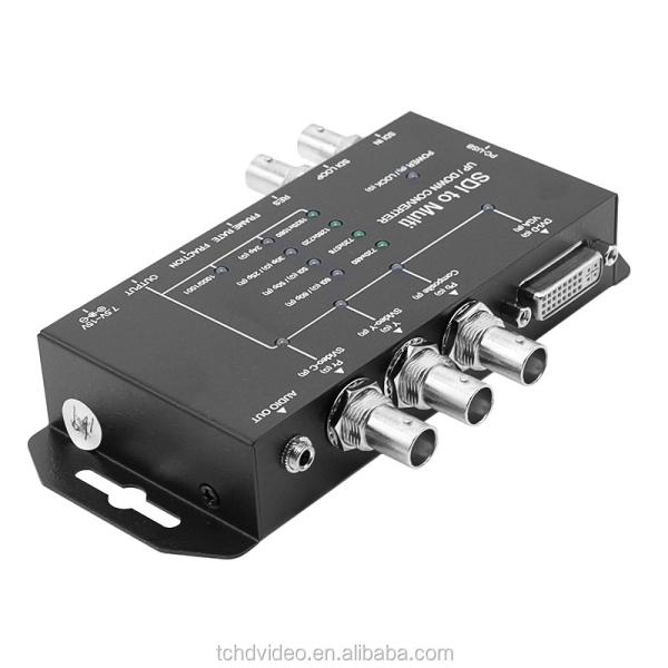 Cheap Plug And Play Composite To SDI Video Converter For PC Up / Down Scaling for sale