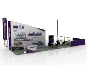 Recyclable Convention Display Booths , Modular Ttrade Show Signage
