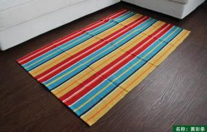 Foldable Modern Home Carpet / Carpet Floor Covering Loop Pile Pattern