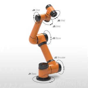 China IP54 Six Axis Robot Arm , 200 Watts Aluminum Robot Arm Harmonic Drive on sale