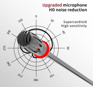 Best Low Latency Dante Microphone RJ45 Port 1.5W Wired Microphone System With Touch Power Button wholesale