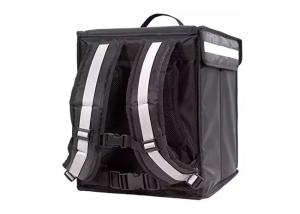 China Polyester Pizza Insulated Lunch Bag Reusable With Reflective Stripe on sale