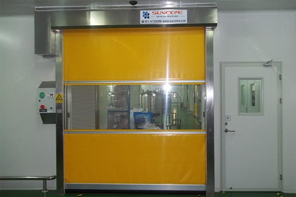 Cheap Smooth Open Interior / Exterior Roll Up Doors 304 Stainless Steel Standard Frame for sale
