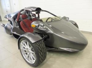 Custom 1649cc Tri Wheel Motorcycle With 2 Seats / Powered Engine