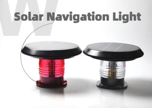 Cheap Polycarbonate Mining Inductry Solar Obstruction Light 8-10KM Visibility for sale