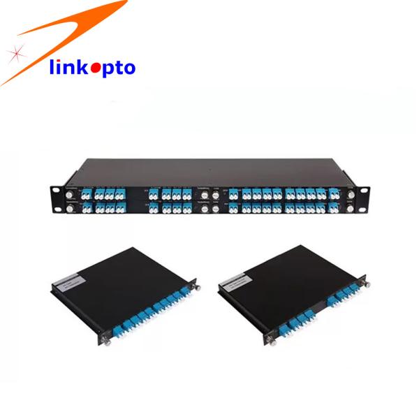 Cheap Compact Design Cwdm Multiplexer , 16 Channel Multiplexer With Monitor Pot for sale