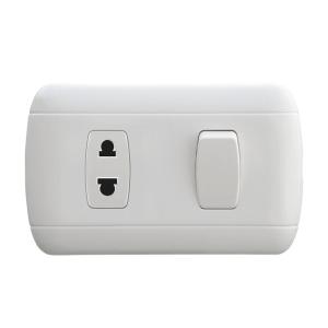 Best CJ SERIES White Light Switches And Sockets , American Style Click Sockets And Switches wholesale