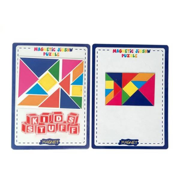 Cheap School Kids Puzzle Games Custom Magnetic Puzzle Set Odorless for sale