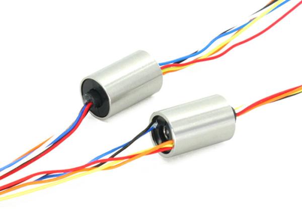 Cheap Mini Smooth Rotating Capsule Slip Ring With 90° V Groove for sale