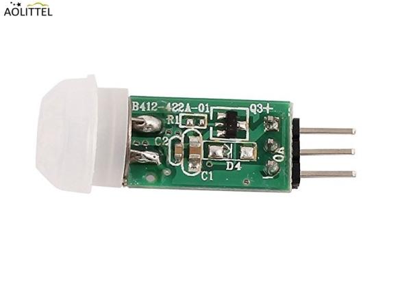 Cheap 3m-5m Miniature Controller PIR Dectector Module Passive Infrared Motion Sensor SB412 With Fresnel lens PCB Resistor for sale