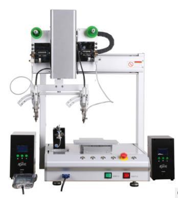 Cheap XHL-H441S desktop 3-Axis double head automatic soldering machine for sale
