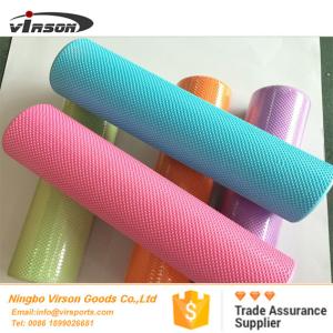 Best 90cm high density eva foam roller with dot design rounded edges wholesale