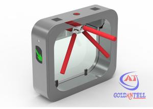 China 2 Channels Contactless Infrared Anti Jump Tripod Turnstile Gate on sale