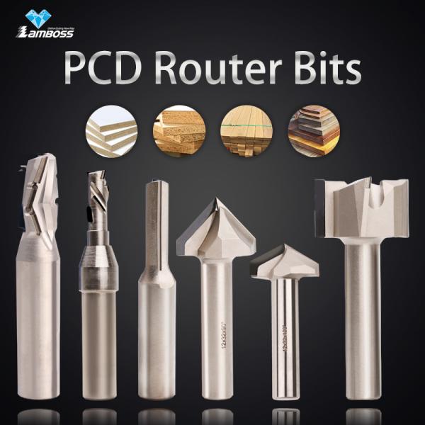 Cheap Customizable PCD Router Bits For Wood Materials Cnc Router Bit for sale