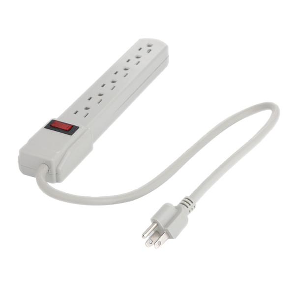 Cheap Non Grounding Portable 6 Way Extension Cord Socket for sale