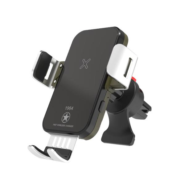 Cheap Qi Fast Coil Induction Car Wireless Charger 15W Super Capacitor for sale