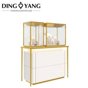 China Custom Jewelry Display Cases Durable Sophisticated Design Style With Lights Systems on sale
