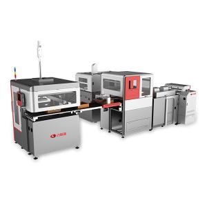 Best New Design High Accuracy ±0.05 Intelligent Automatic Rigid Box Making Line With Stable Speed 20-25pcs/min wholesale