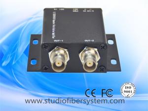China mini aluminum 1x2 3g/hd/sd sdi splitter for 1ch sdi input and 2 sdi output on sale