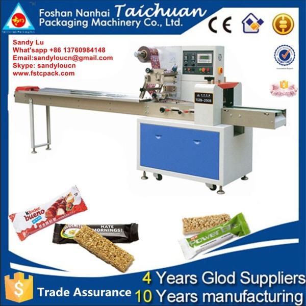 Cheap cereal bar &chocolate bar&energy bar packing machine , packaging machine for sale