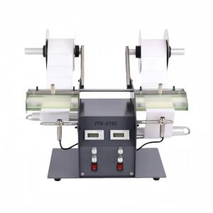China Semi Automatic Label Dispenser Machine Double Head Transparent Label Separator on sale
