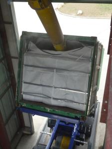 WPP 20ft Dry Bulk Container Liner Bag with zipper closure / closure Gravity loading