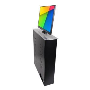 China HD Automatic Lifting LCD Monitor Lift Conference Display , Desktop Computer Monitor Lift on sale