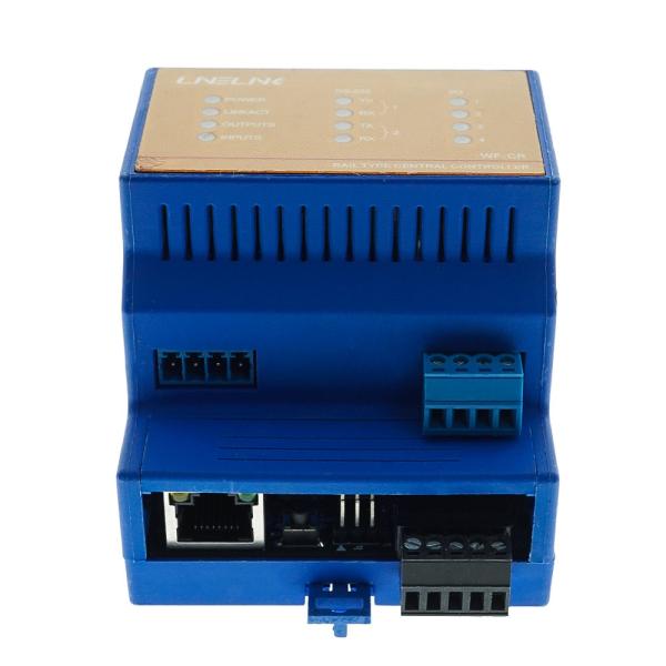 IPv6 Protocol Dimmer Switch Module 24VDC Din Rail Automation Processor Blue
