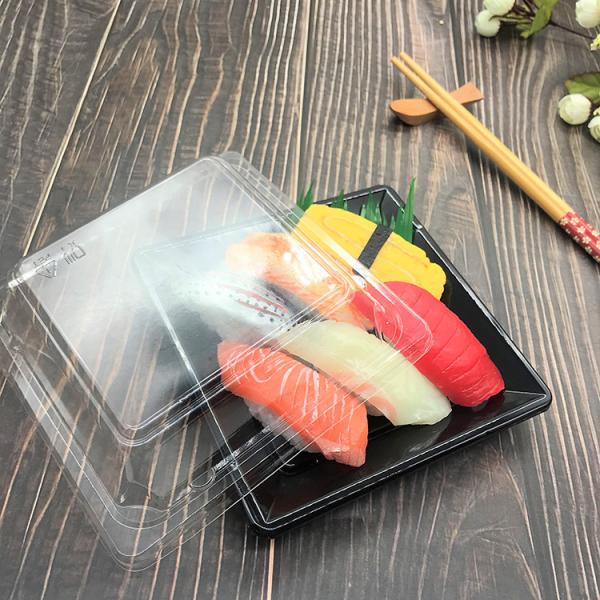 Cheap Stackable Disposable Square PS Plastic Sandwich Platters for sale