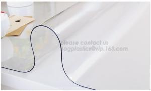 China washable tablecloth clear pvc table cover,Oilproof Lace flower coating pvc tablecloth clips table cover BAGEASE BAGPLAST on sale