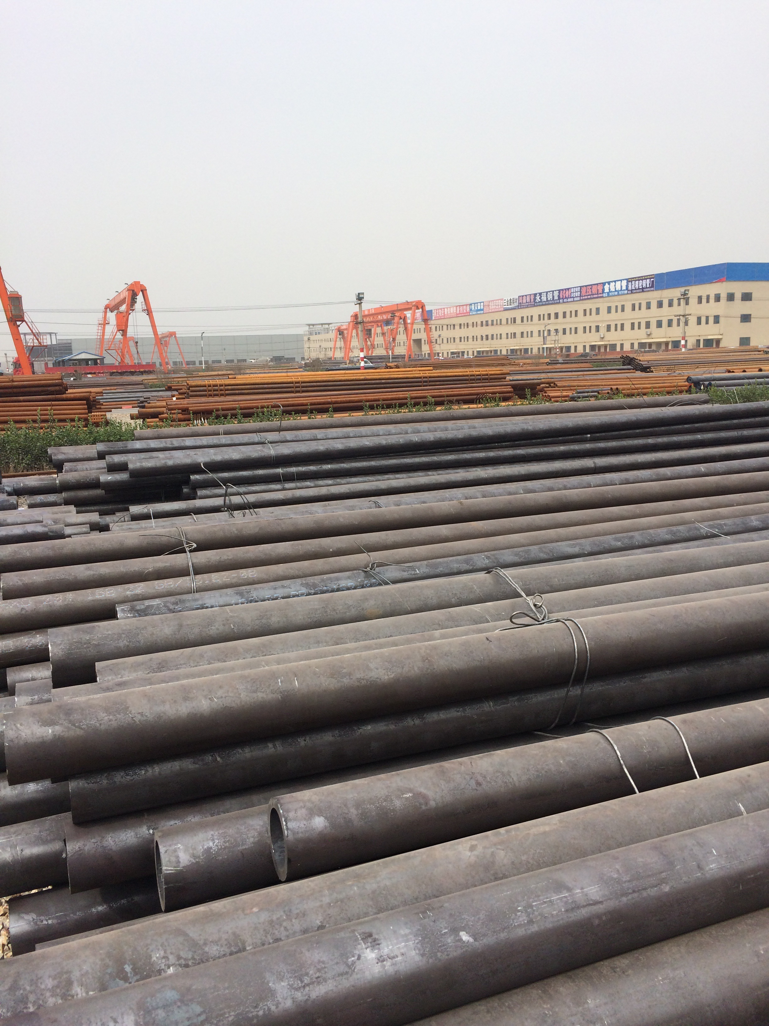 DIN1629 ST37 ST44 ST52 A106 A53 Black Ms Round Seamless Mild Steel Tubing Mechanical