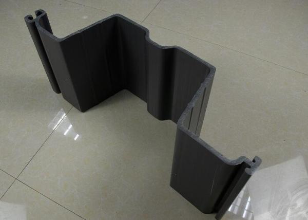 Cheap Recycled Plastic PVC Sheet Pile For Water Control Solution Grey Color for sale