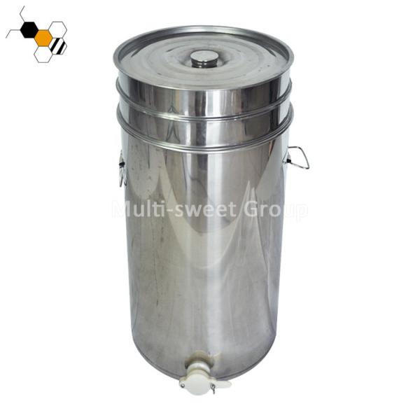 Cheap Double Layer Strainer 40cm Diameter SS201 Honey Bottling Tank for sale