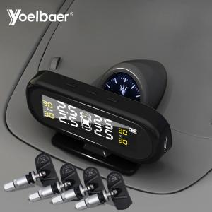 China Factory Directly Sell Car TPMS USB Solar Power Tyre Pressure Monitoring System on sale
