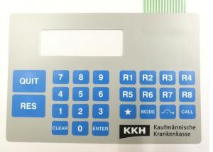 Double Tail Custom Tactile Membrane Switch With 3d Digital Printing