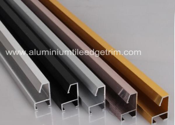 Cheap Customized Aluminium Picture Frame Mouldings Anodized Treatment Solid Structure for sale