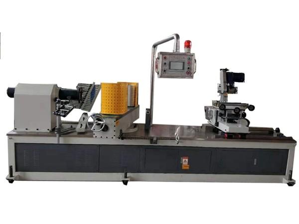 Cheap Two Heads  Spiral Paper Pipe Making Machine  Double Sides Glue Frequency Control for sale