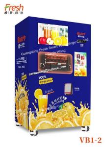 pure orange fresh juice mutilfunction Squeezing Automatic Beverage Vending Machine for college drinking withlarge window