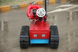 Remote Control Automatic Fire Fighting Robot , Fire Extinguisher Robot