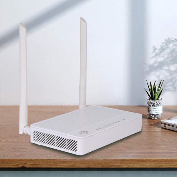 Cheap 2.4G Ftth Optical Network Wifi Onu 2 Lan 1 Voip Catv for sale