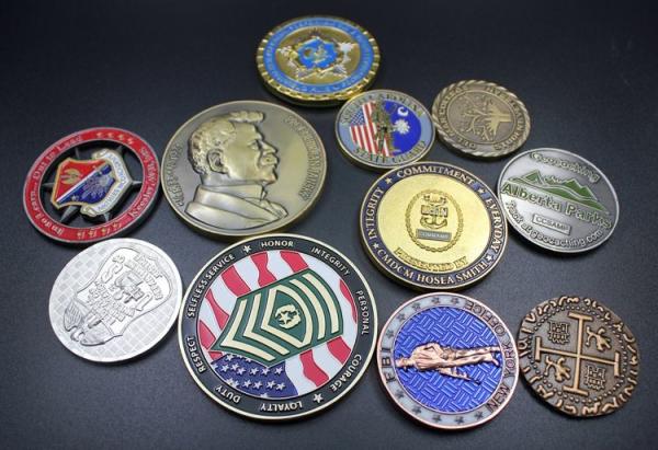 Cheap Custom Logo 3D design gold plating coin challenge Coin with Cut out for sale