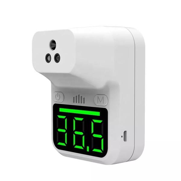 Cheap Non Contact LED Digital Temperature Thermometer Wall Mounted Infrared Forehead Instant Reading Display for sale