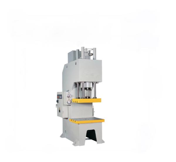 Cheap PLC Servo Single Column Hydraulic Press Machine YD30-100 For Metal Sheet Bending for sale